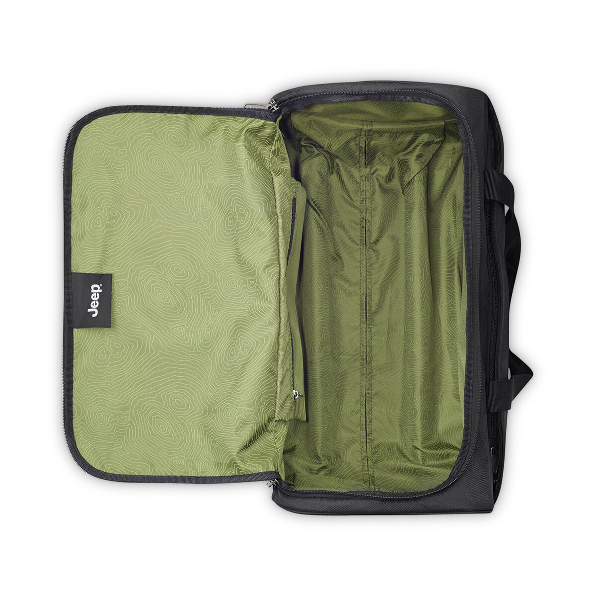 Jeep Maleta Duffle Rodante Negra Jeep Maleta Duffle Rodante Negra