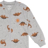 Pekkle Mameluco 2 piezas para Bebés Gris 24 Meses