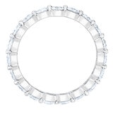Anillo Eternidad de Diamantes 2.00ctw, Oro Blanco 14K Anillo Eternidad de Diamantes 2.00ctw, Oro Blanco 14K