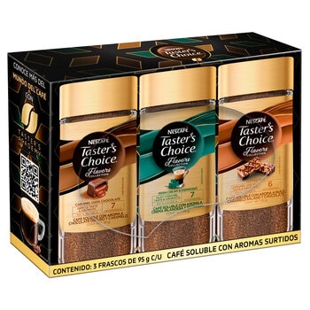 Taster's Choice Café Soluble Flavors Collection 3 pzas de 95 g