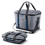 CleverMade Pacifica Hielera Plegable para 50 Latas Gris