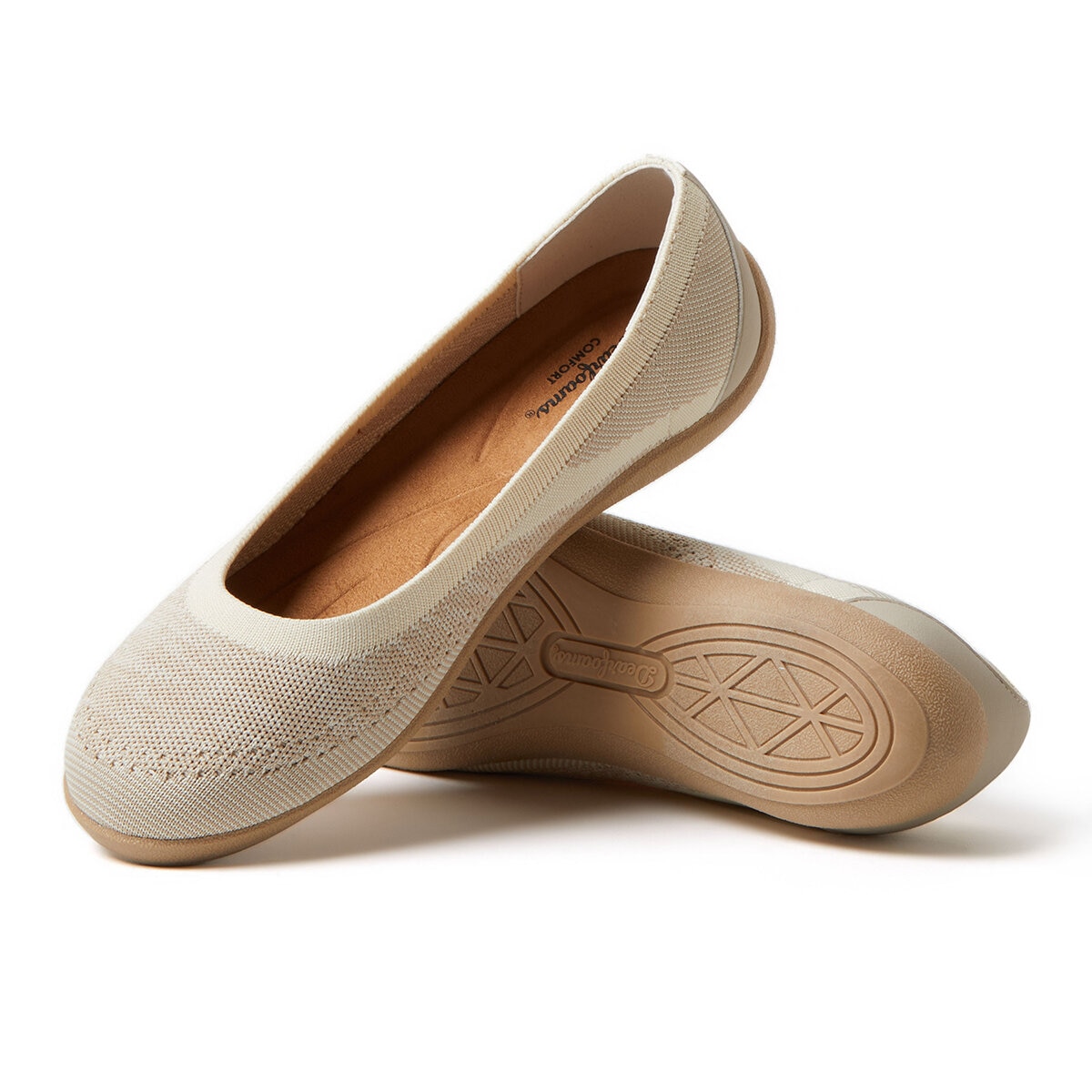 Dearfoams Balerinas para Dama café US - 9 / MEX - 26