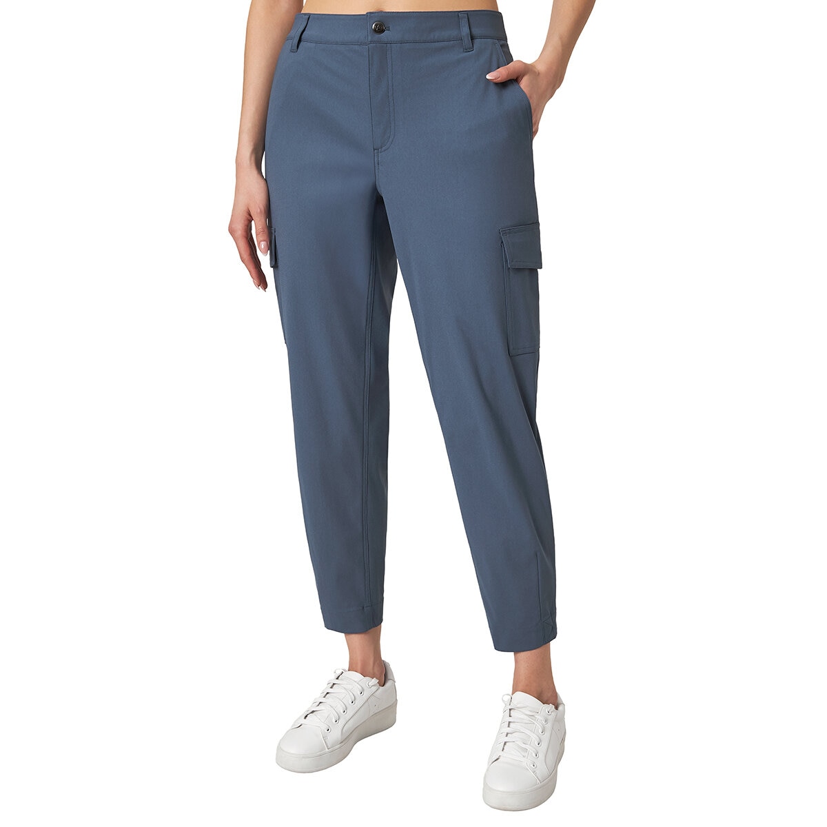 Modern Ambition Pantalones tipo Jogger para Dama Azul 10