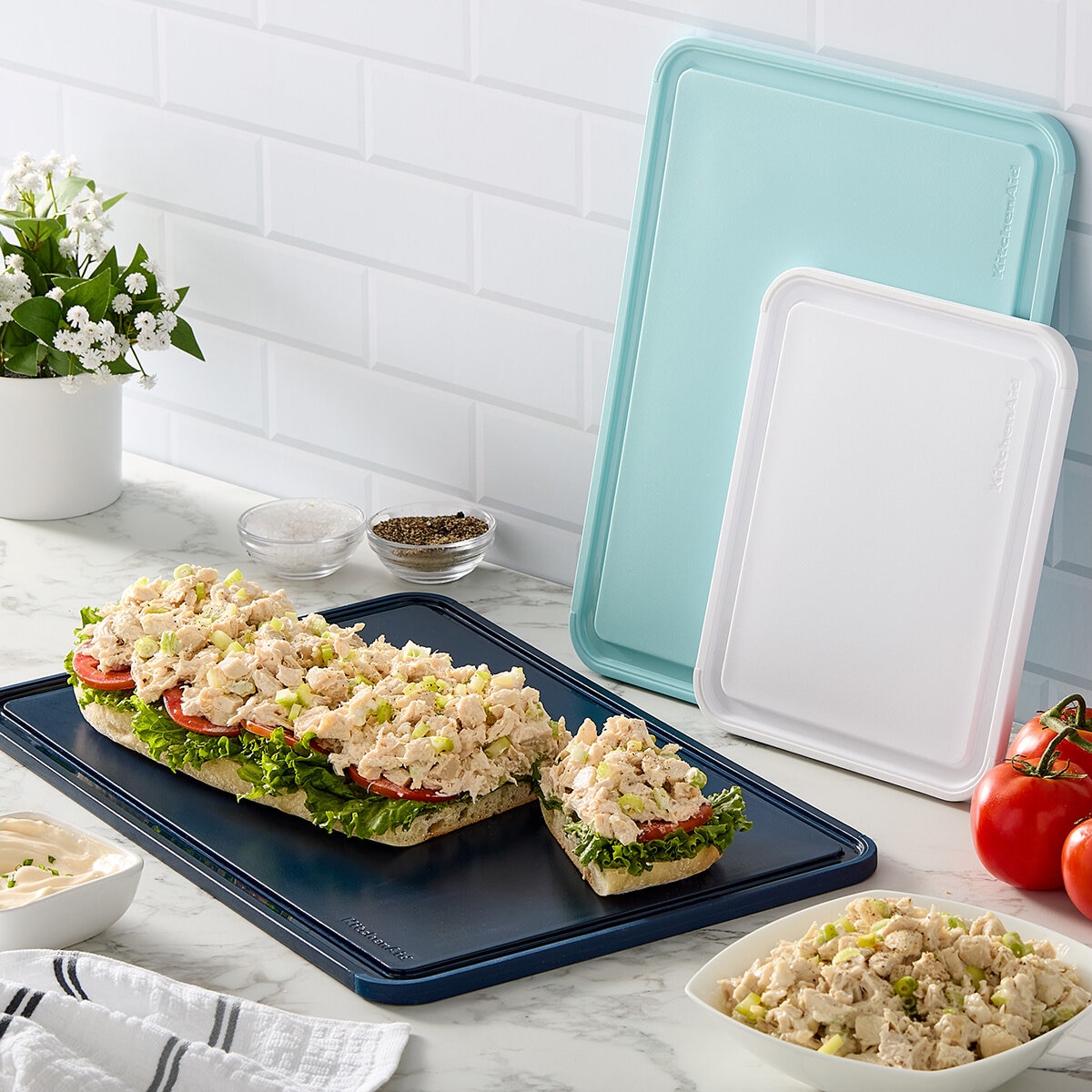 KitchenAid Juego de 3 Tablas de Cortar Antideslizantes KitchenAid Juego de 3 Tablas de Cortar Antideslizantes