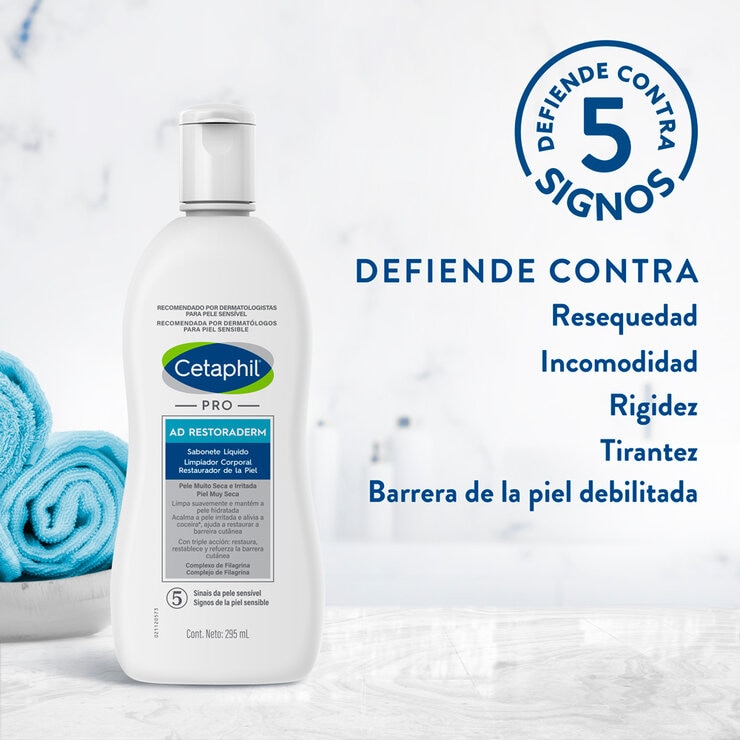 Cetaphil Pro AD Restoraderm Limpiador Corporal 295 ml