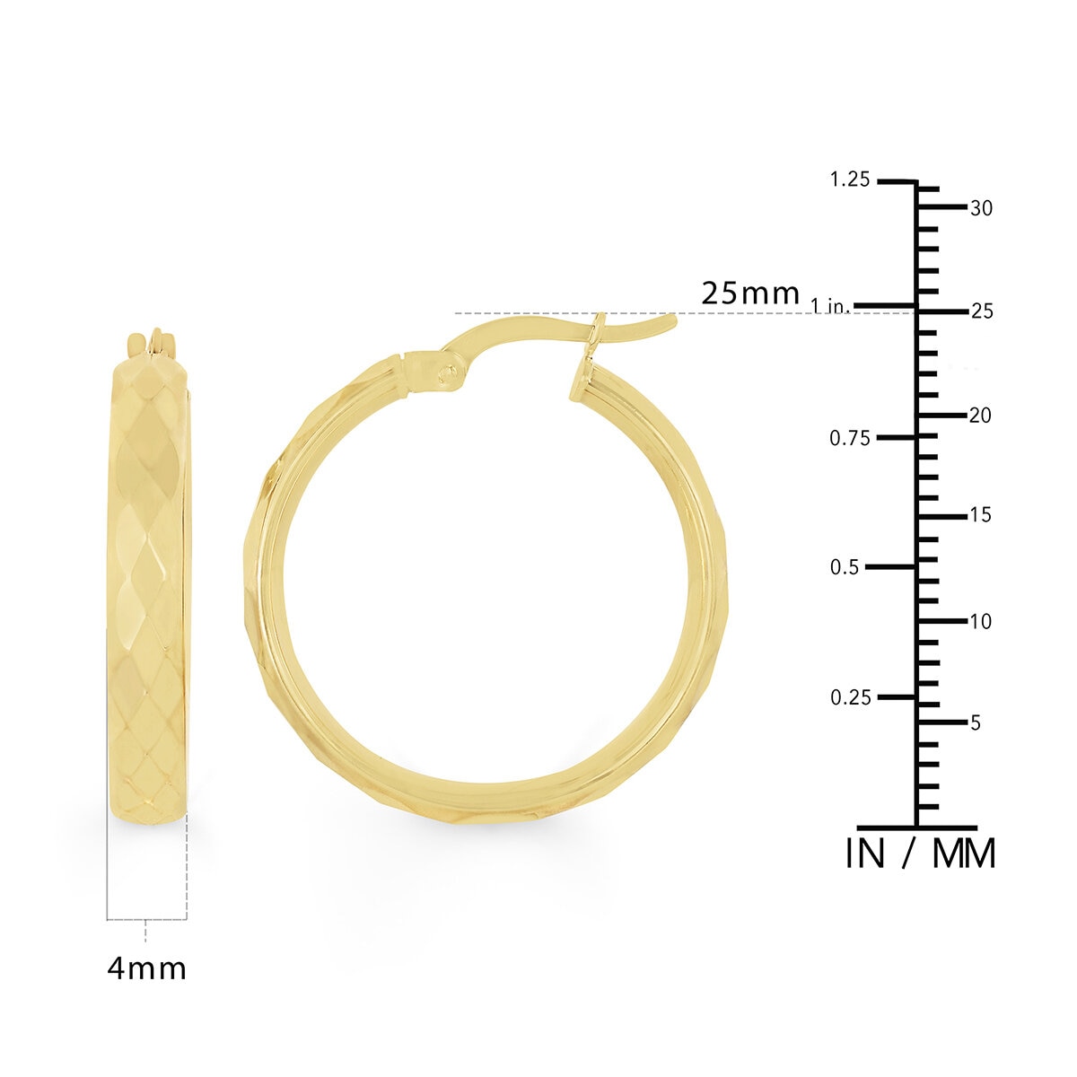 Arracadas, Oro Amarillo de 14K