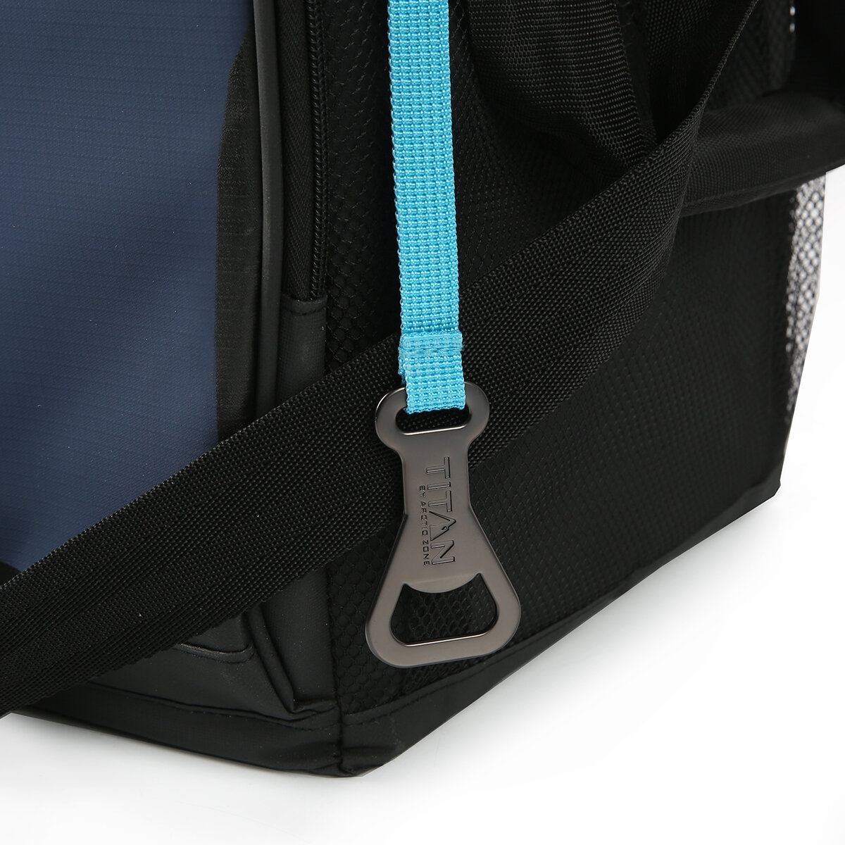 Titan Hielera Plegable para 40 Latas Azul