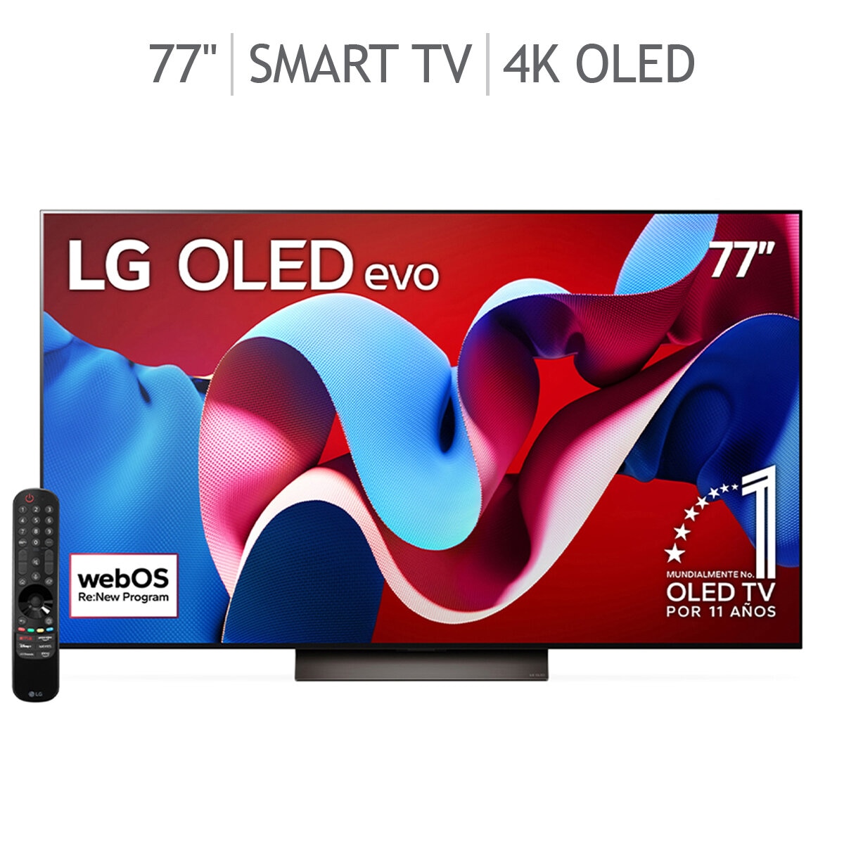 LG Pantalla 77" OLED 4K Smart TV