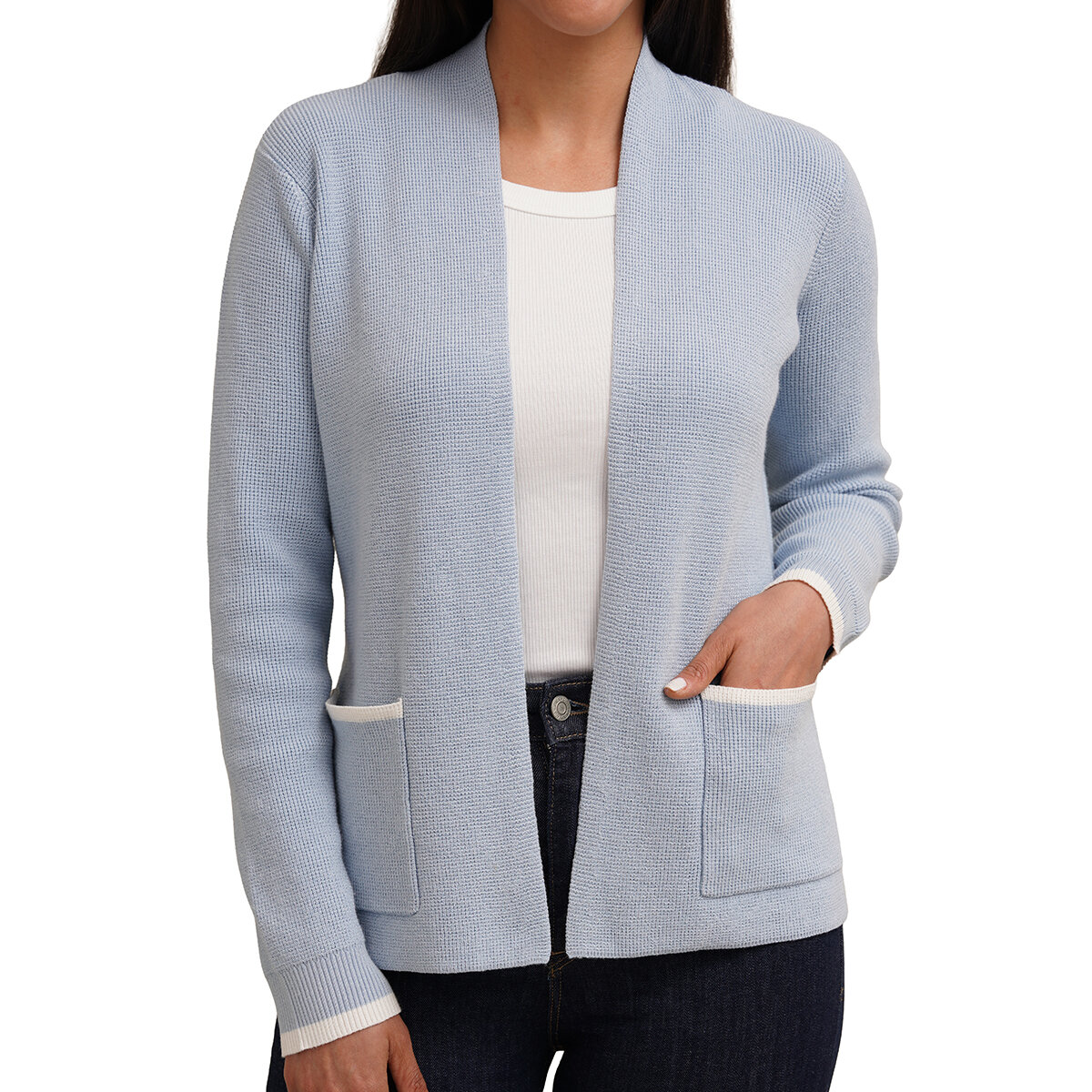 Cyrus Suéter para Dama Azul Extra Chica