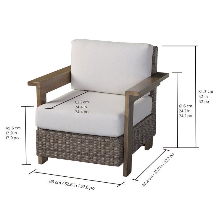 Agio, Juniper Sala con Fogatero para Patio de 5 Piezas