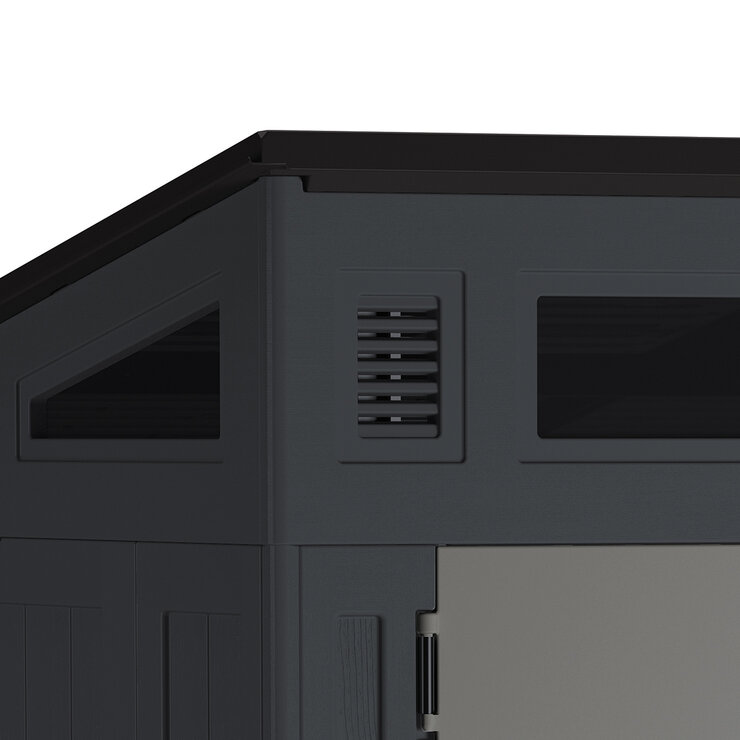 Suncast, Modernist Cobertizo de Almacenamiento de 1.8 m x 1.5 m