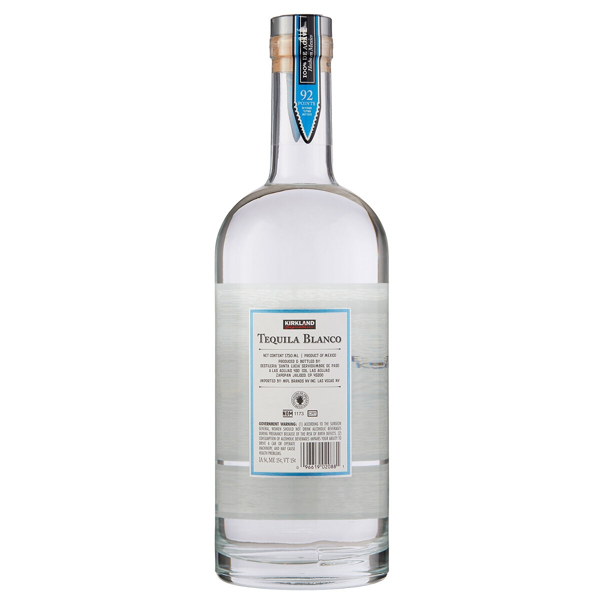 Tequila Kirkland Signature Blanco 1.75 L
