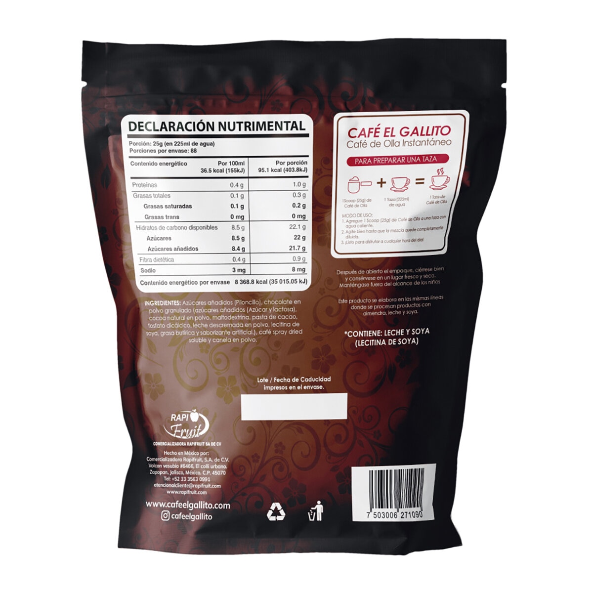 El Gallito Café de Olla Instantáneo 2.2 kg