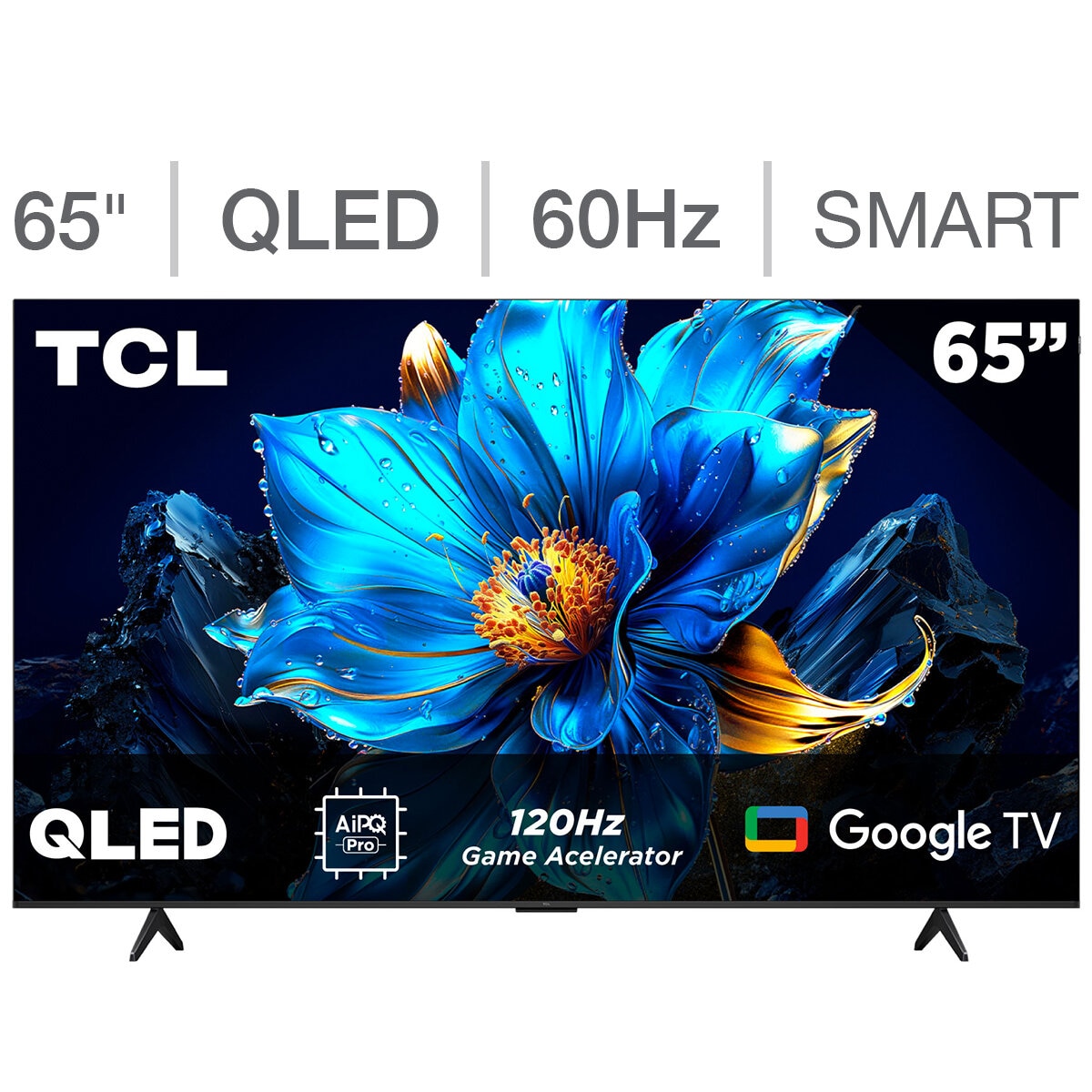 TCL Pantalla 65" QLED 4K Google TV