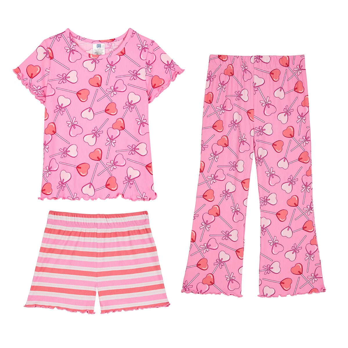 Saint Eve Pijama 3 piezas para Niños y Niñas Rosa 14 / 16 Años