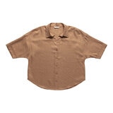 Boston Traders Blusa para Dama Café Grande