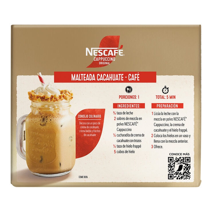 Nescafé Cappuccino Original 30 sobres de 20 g