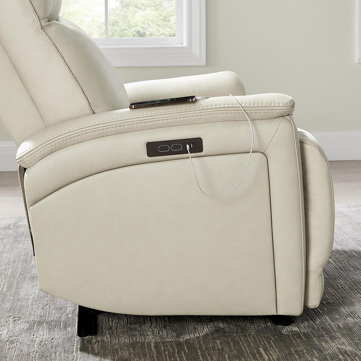 Gilman Creek Furniture, Sillón Reclinable Eléctrico de Cuero