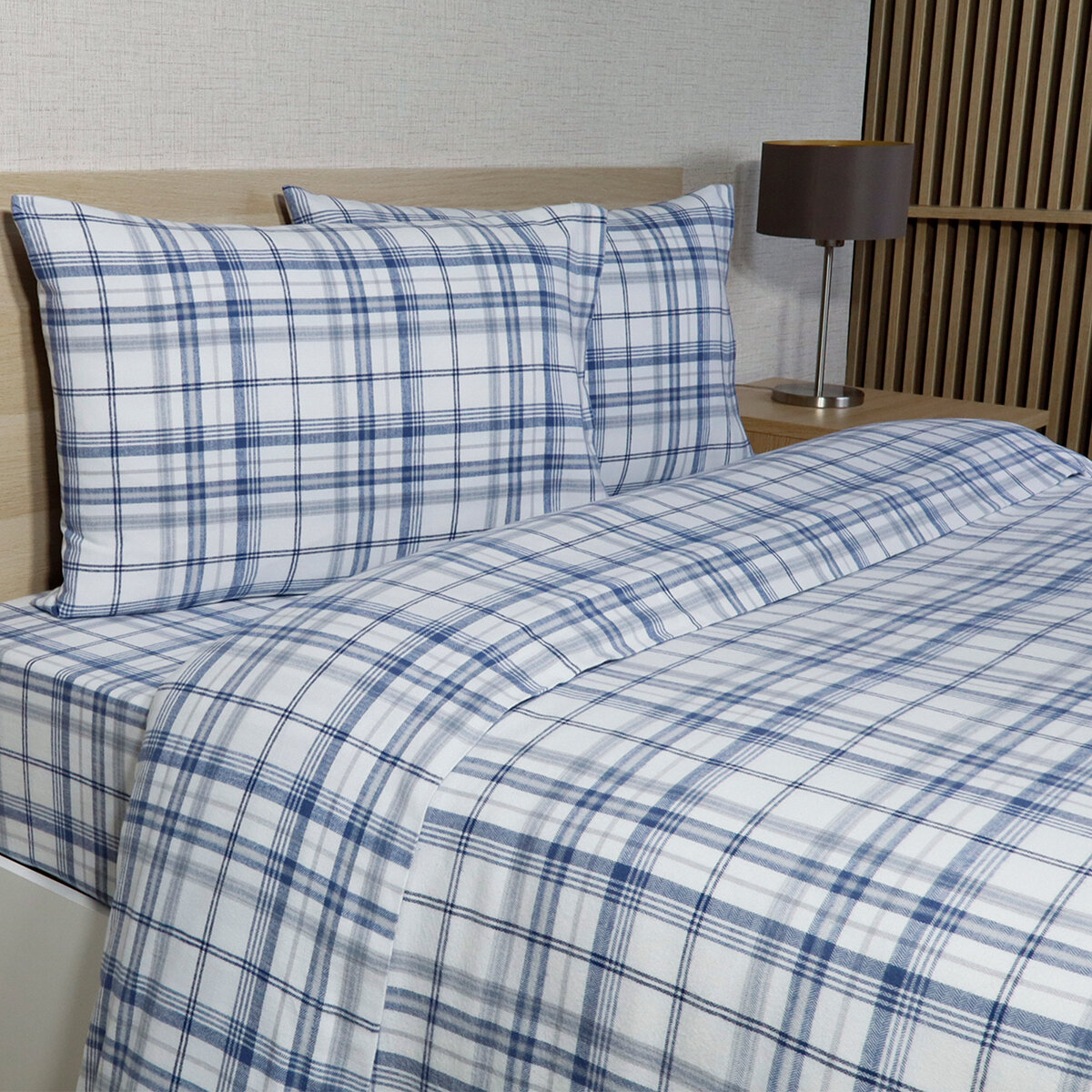 Flannel From Portugal, Juego de Sábanas de Franela, Tamaño Matrimonial 4 Piezas, Varios Modelos