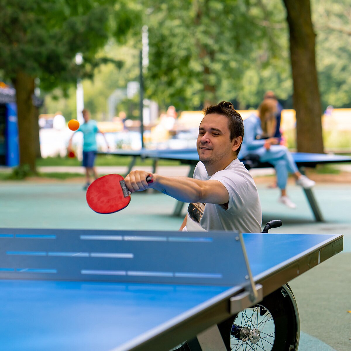 Kettler Mesa De Ping Pong Fija Para Exteriores Eden Azul