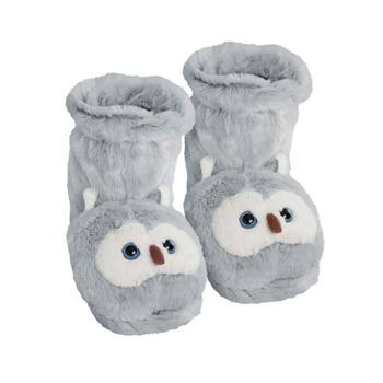 Cozy Home, Pantuflas Fuzzy Modelo Búho para Dama Cozy Home, Pantuflas Fuzzy Modelo Búho para Dama