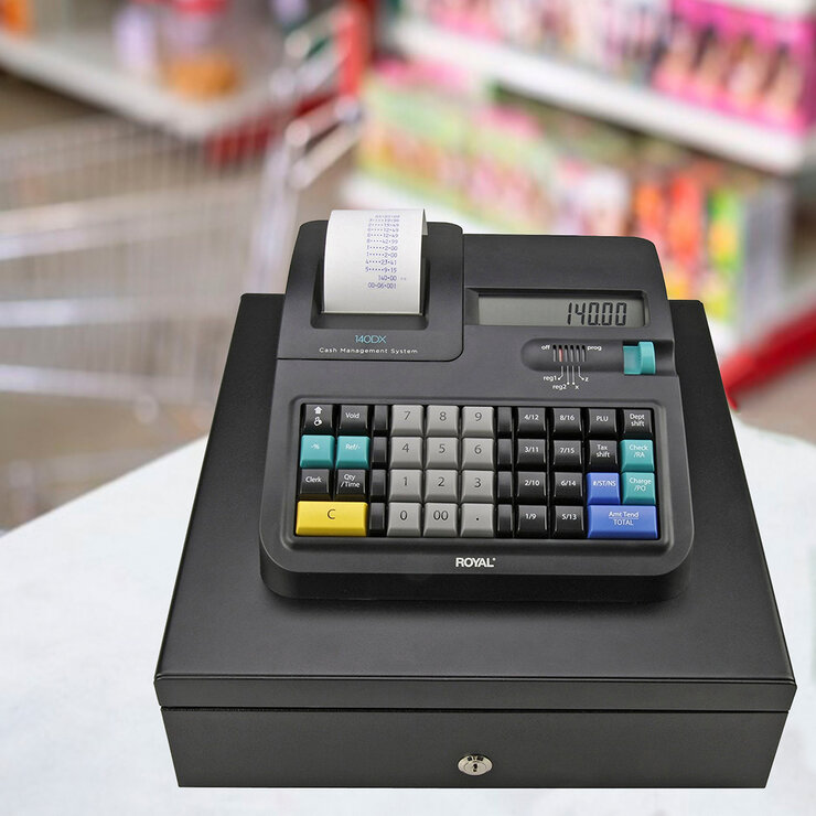 Royal Caja Registradora para Punto de Venta Modelo 140DX