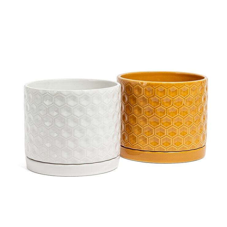 Over & Back, Set de 2 Macetas de Jardín con Platos