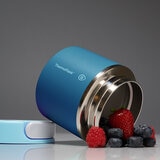 Thermoflask 2 Recipientes para Comida con Aislamiento al Vacío 591 mL, Azul Marino/Coral