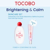Tocobo, Brightening&Calm, Set 2 Piezas, Contorno Ojos y Tónico