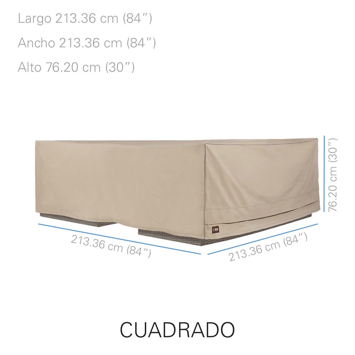 Seasons Sentry funda para set de jardín cuadrado