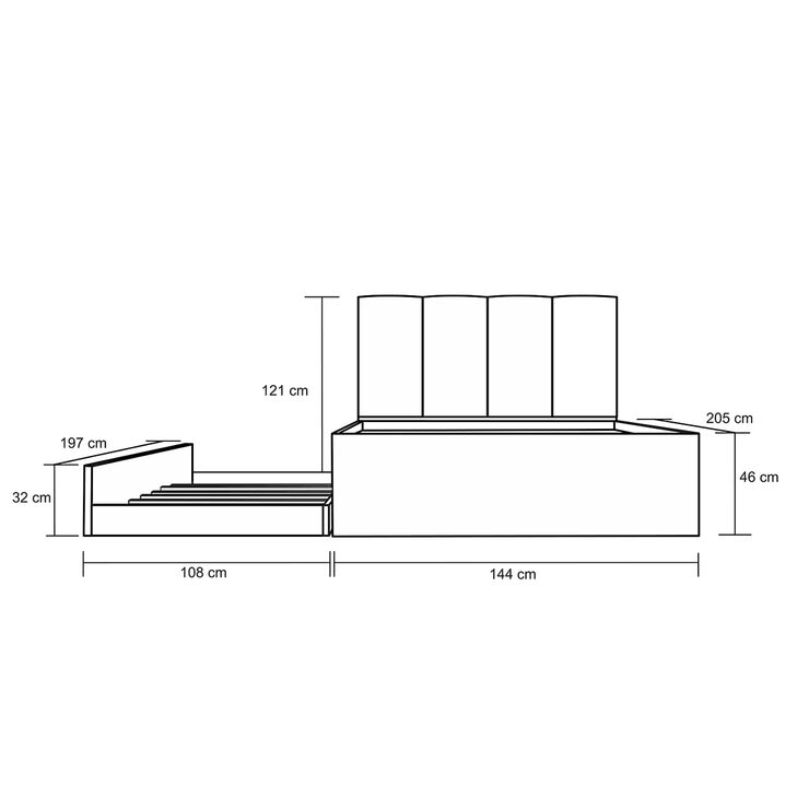 Skanor Muebles, Fosso, Base Doble