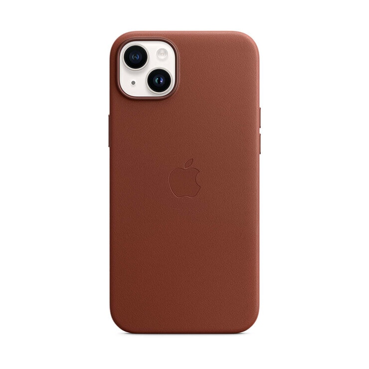 Apple Funda de Piel con MagSafe para el iPhone 14 Plus Ocre Oscuro