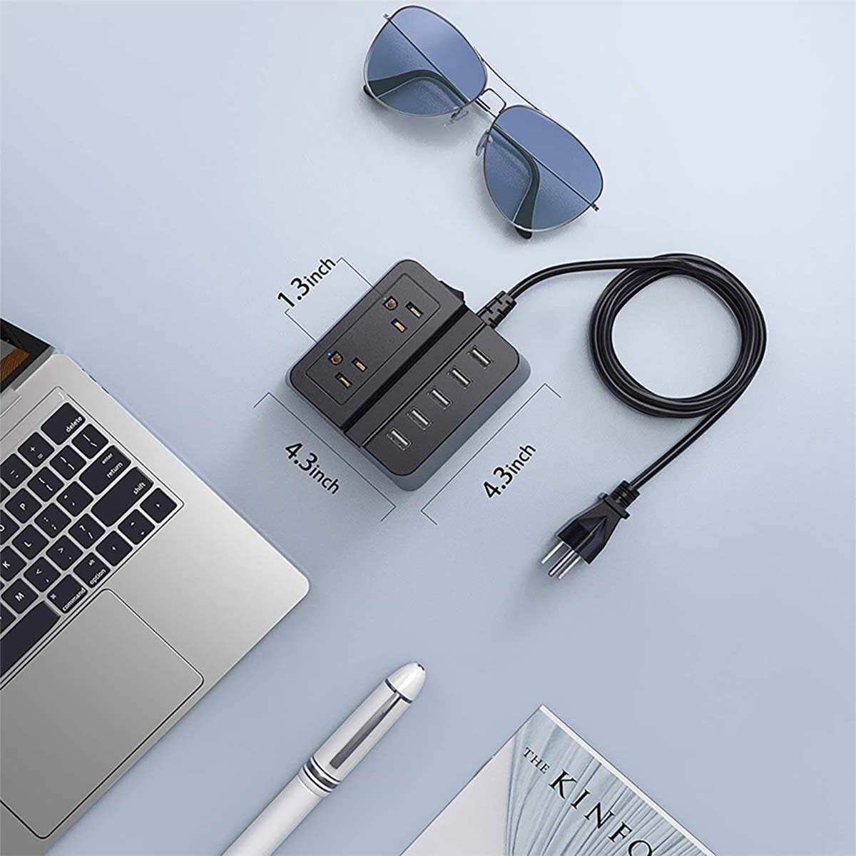 Bestek, Supresor Multicontacto tipo L MRJ2004-BK - Negro Bestek, Supresor Multicontacto tipo L MRJ2004-BK - Negro