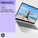 HP 15-fd0151la Laptop 15.6" Full HD Táctil Intel Core i5 8GB 512GB SSD + 12 Meses M365 Personal