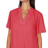 Well Worn Blusa para Dama Rojo Extra Chica