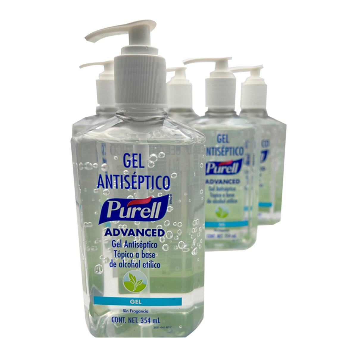 Purell Advanced Gel Alcohólico Antiséptico para Manos 6 pzas de 354 ml