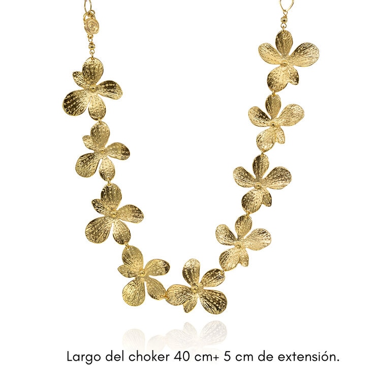 Ablime, Set de Collar y Aretes de Margaritas