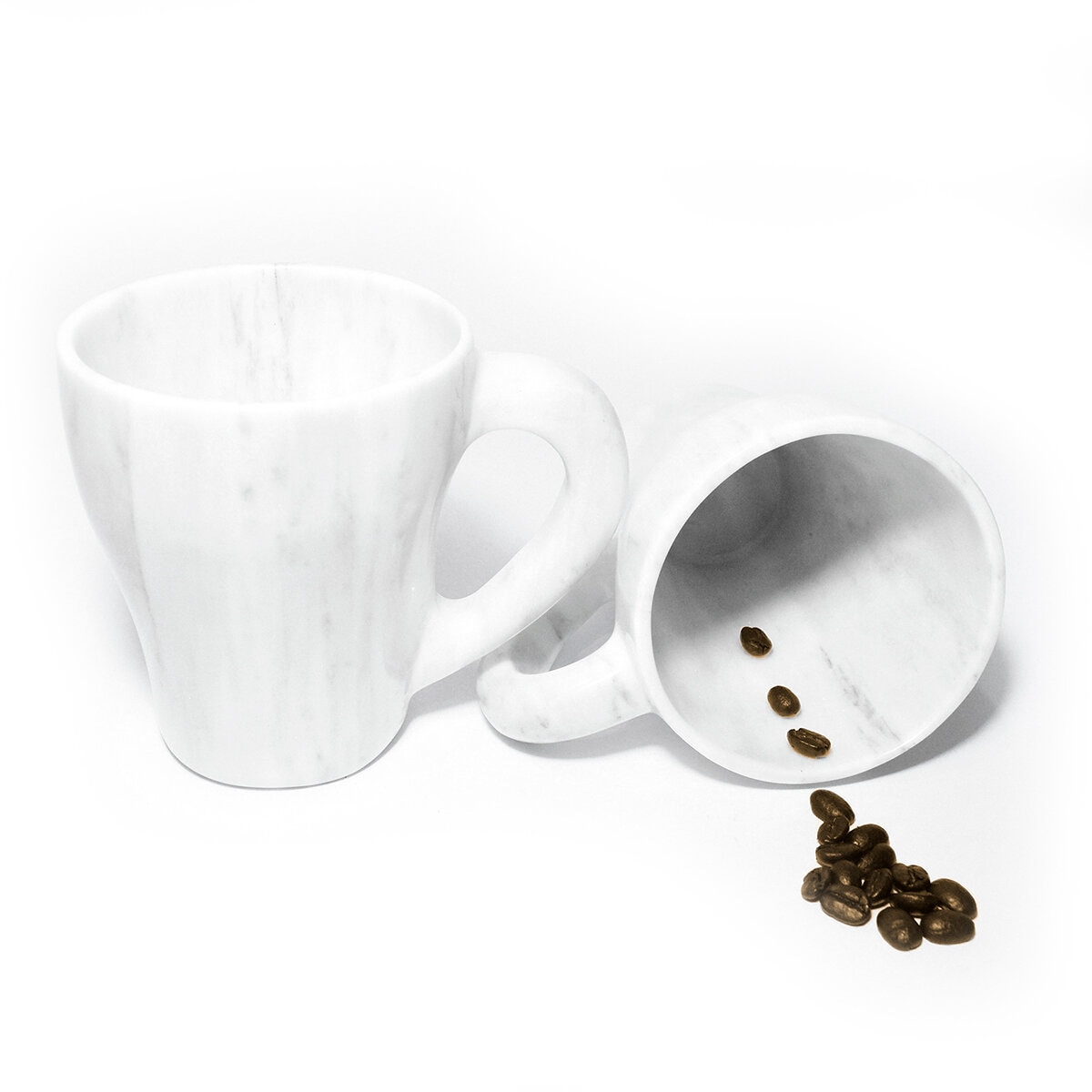 Luhom Juego de Tazas de Mármol 2 piezas Varios Colores