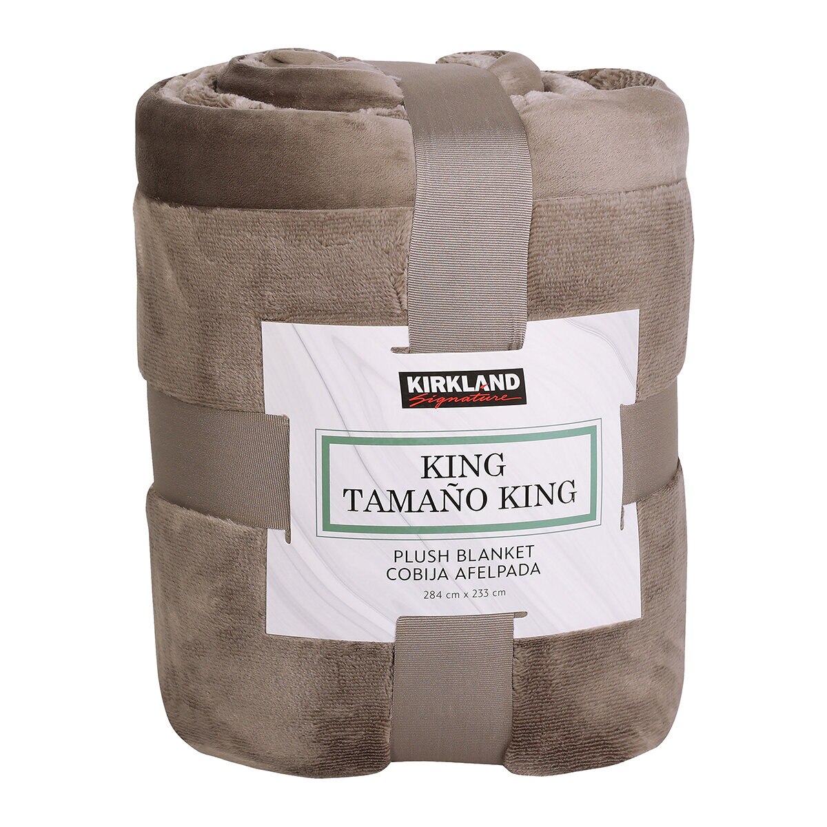 Kirkland Signature, Cobija, Tamaño King, Color Café
