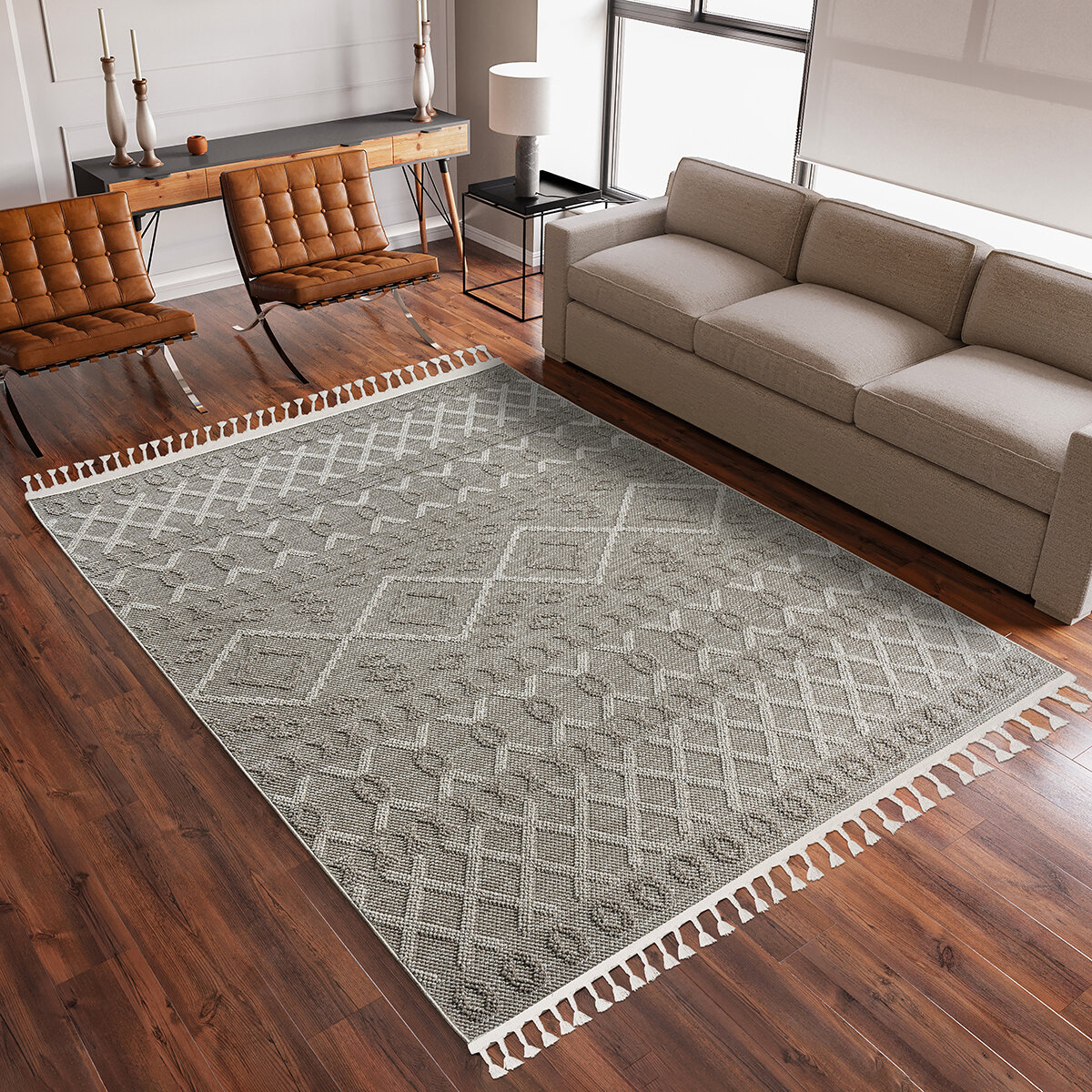 Artbella Tapete para Interiores 160 cm x 224 cm Marrón