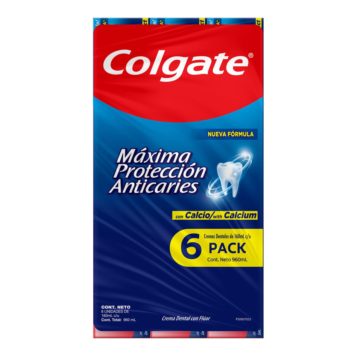 Colgate Crema Dental Protección Anticaries 6 pzas de 160 ml