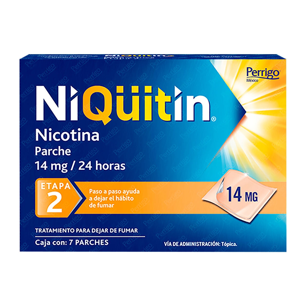 Niqüitin Etapa 2 Nicotina Parche 2 Cajas 