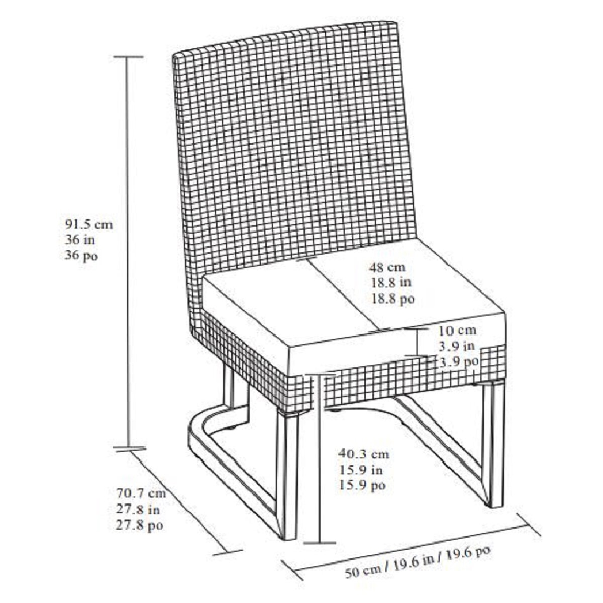 Agio, Luna Comedor para Exterior de 9 Piezas Agio, Luna Comedor para Exterior de 9 Piezas