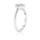 Anillo de Diamantes 0.75ctw, Oro Blanco 18K