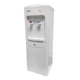 Royal dispensador de agua caliente y fría por compresor con gabinete de almacenamiento