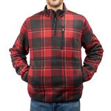 Jachs Sudadera tipo chamarra para Caballero Rojo Chica Jachs Sudadera tipo chamarra para Caballero Rojo Chica