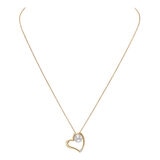 Dije de Perla Cultivada, 7-7.5mm, Con Diamante .053ctw, Oro Amarillo de 14K
