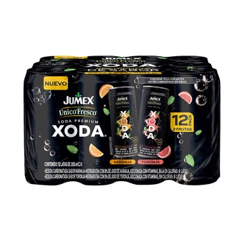 Único Fresco Xoda Bebida Carbonatada 12 pzas de 355 ml