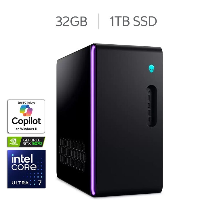 DELL Alienware Gaming ACT 1250 Desktop Tower Intel Core Ultra 7 32GB 1TB SSD