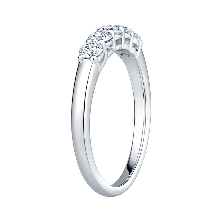 Anillo de Diamantes 0.50ctw, Oro Blanco 14K